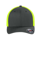 Flexfit Trucker Mesh Cap — Chr/NeYllw
