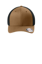 Flexfit Trucker Mesh Cap — Crml/Black