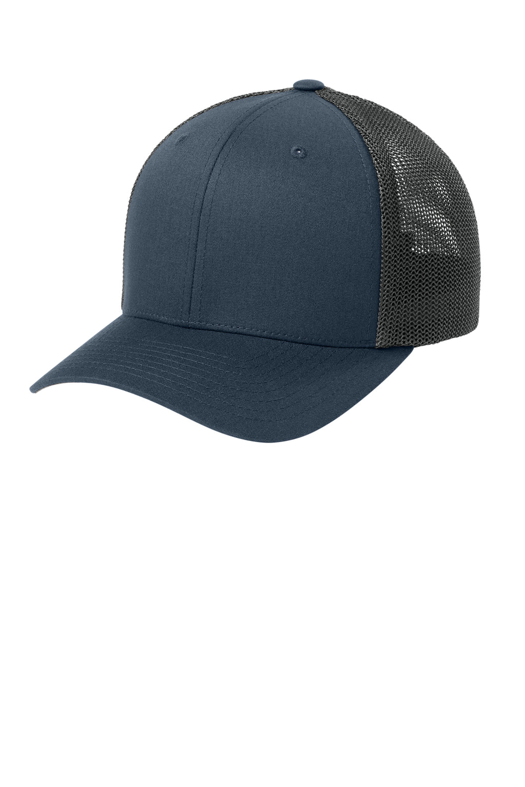 Flexfit Trucker Mesh Cap — Navy/Grph