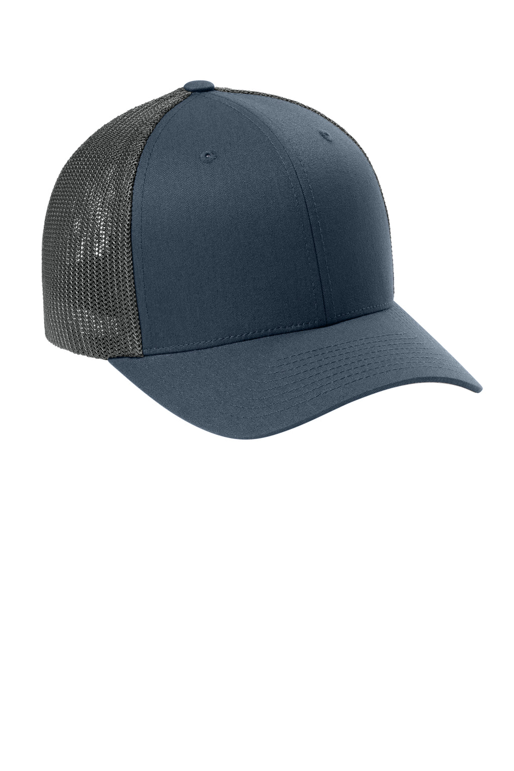 Flexfit Trucker Mesh Cap — Navy/Grph