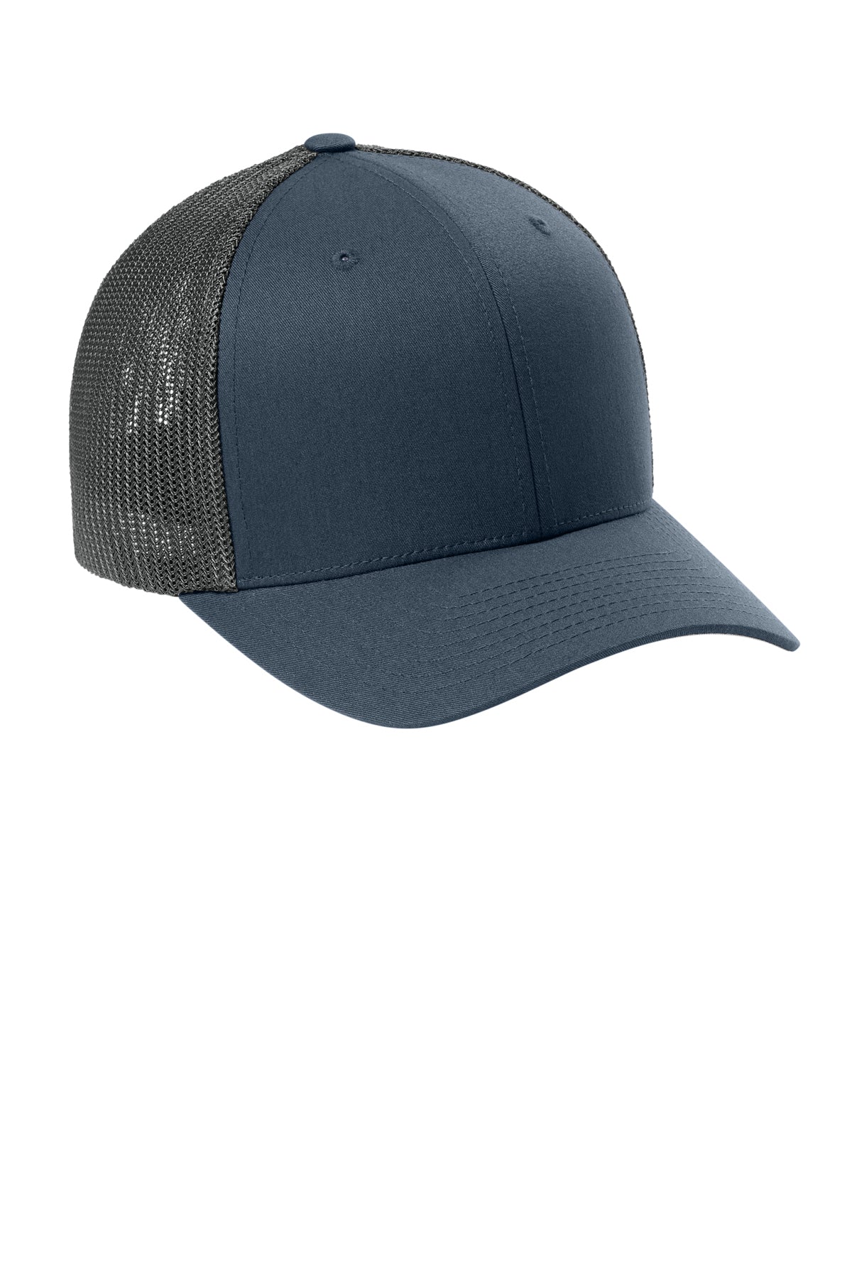 Flexfit Trucker Mesh Cap — Navy/Grph