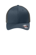 Flexfit Trucker Mesh Cap — Navy/Grph