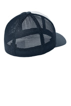 Flexfit Trucker Mesh Cap — Nv/Wh/Nv
