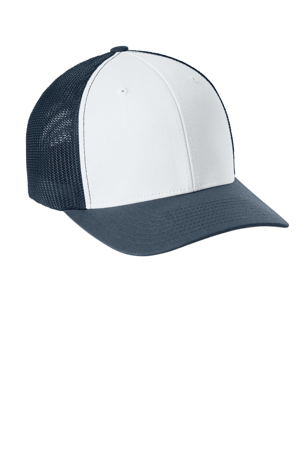 Flexfit Trucker Mesh Cap — Nv/Wh/Nv