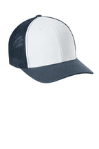 Flexfit Trucker Mesh Cap — Nv/Wh/Nv
