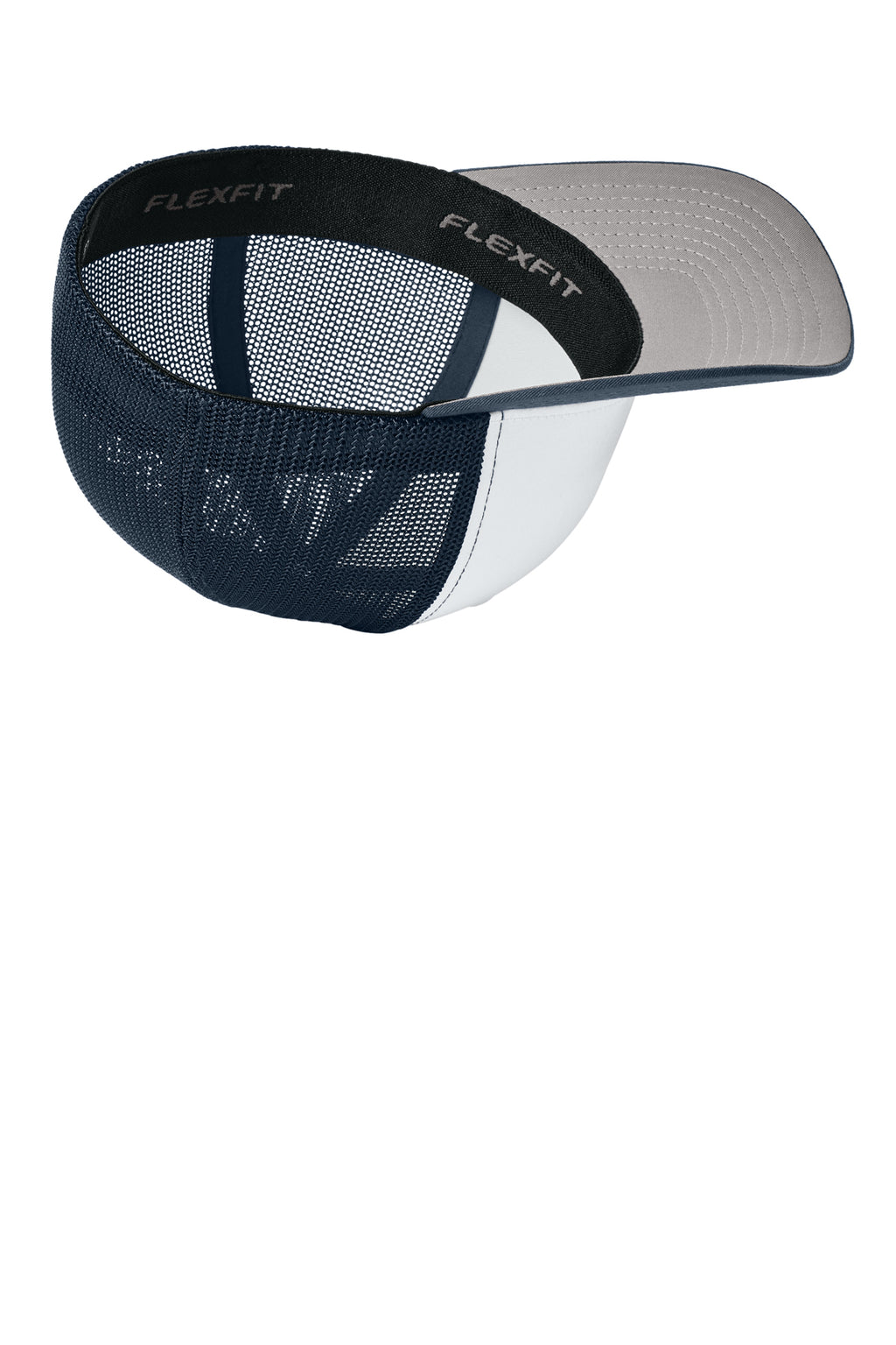 Flexfit Trucker Mesh Cap — Nv/Wh/Nv