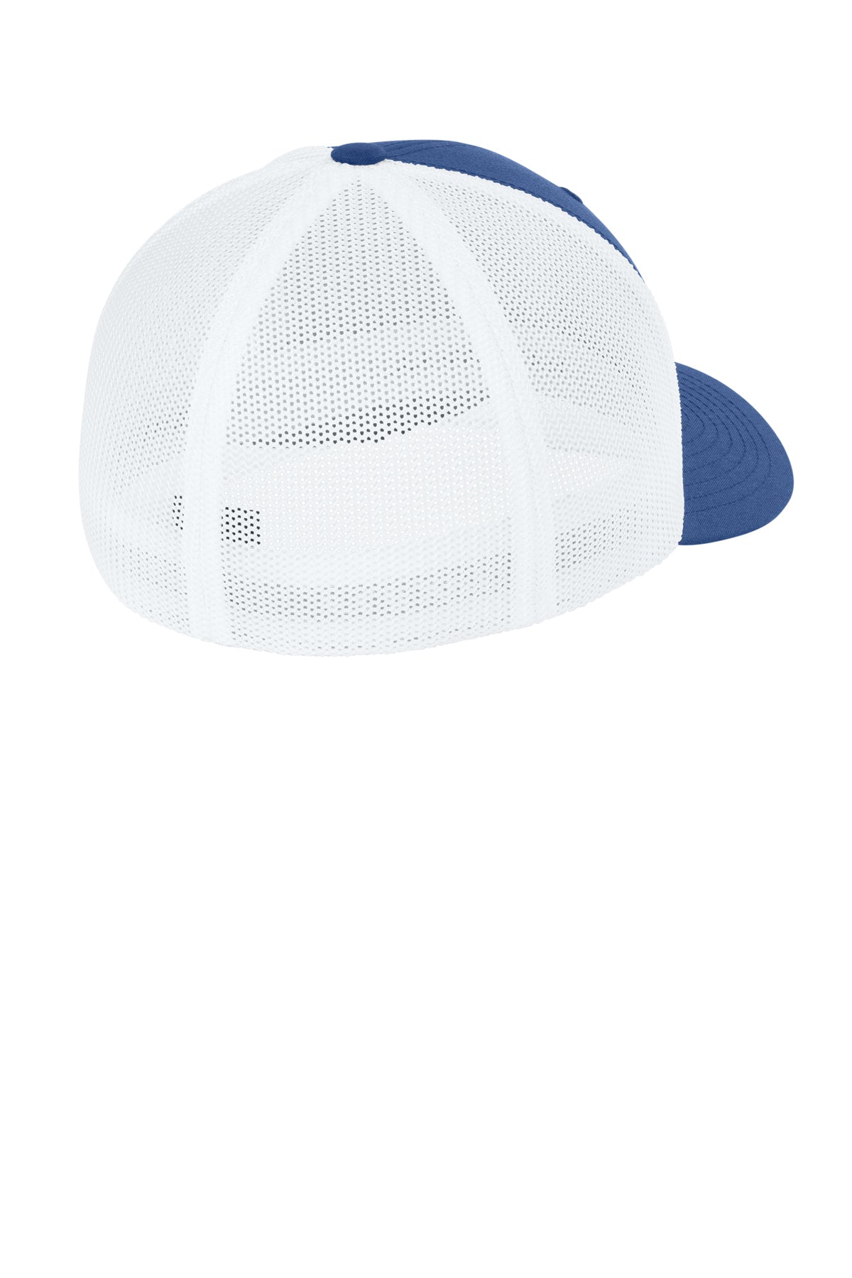 Flexfit Trucker Mesh Cap — Royal/Wht