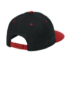 Flexfit 110 Snapback Cap — Black/Red
