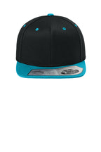 Flexfit 110 Snapback Cap — Black/Teal