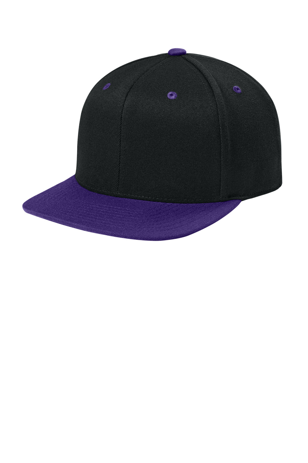 Flexfit 110 Snapback Cap — Blk/Purple
