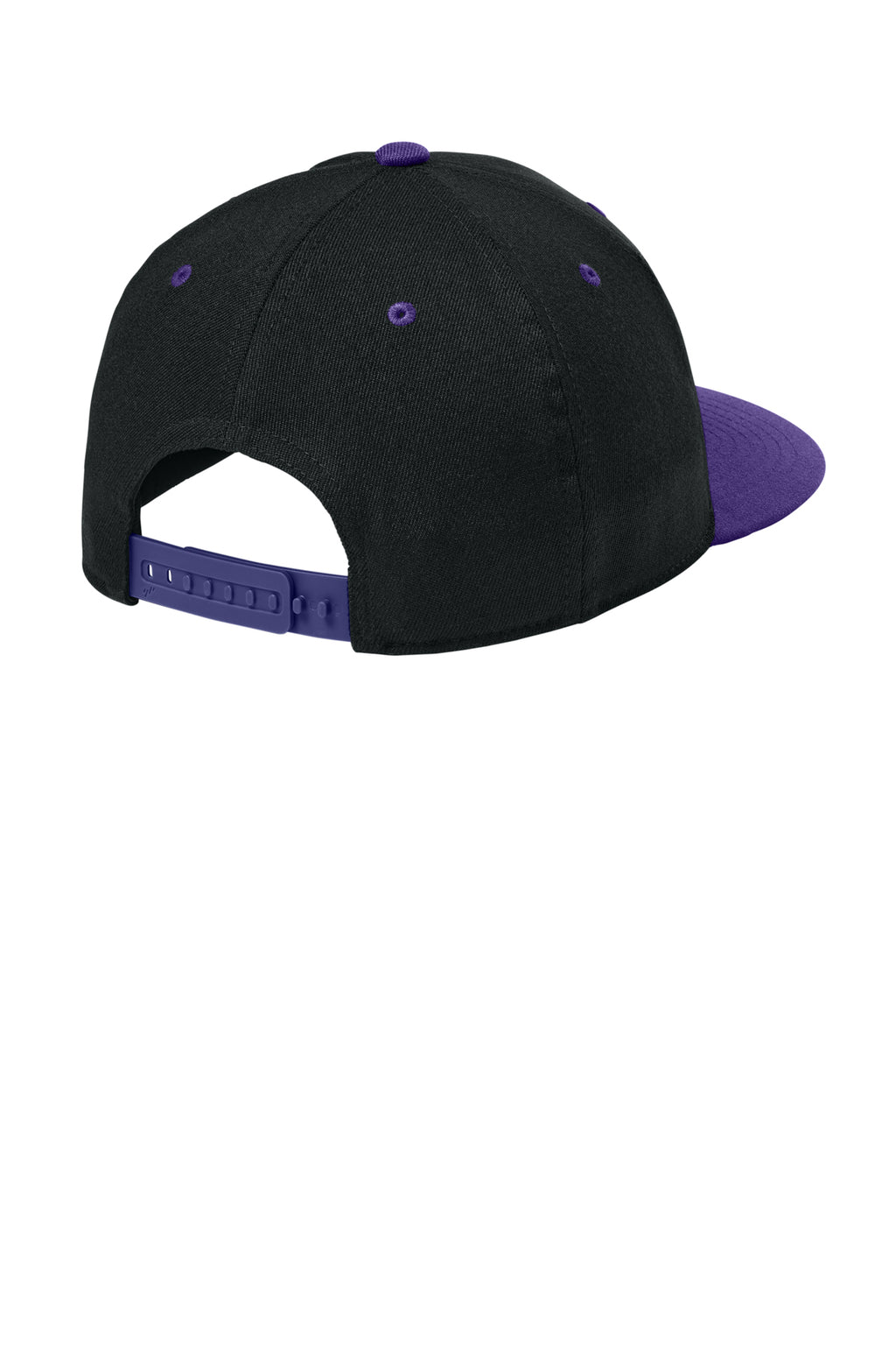 Flexfit 110 Snapback Cap — Blk/Purple