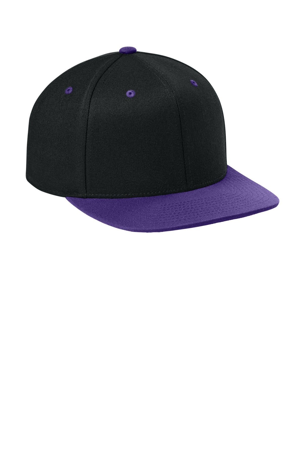 Flexfit 110 Snapback Cap — Blk/Purple
