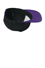 Flexfit 110 Snapback Cap — Blk/Purple