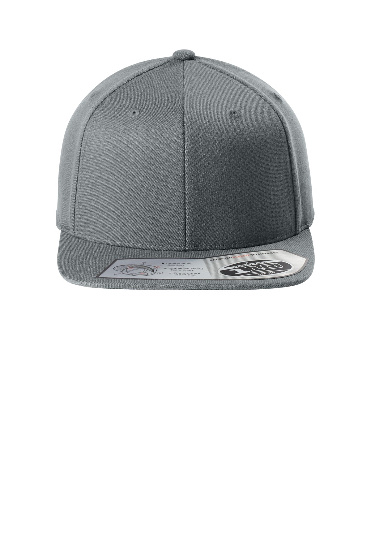 Flexfit 110 Snapback Cap — Grey