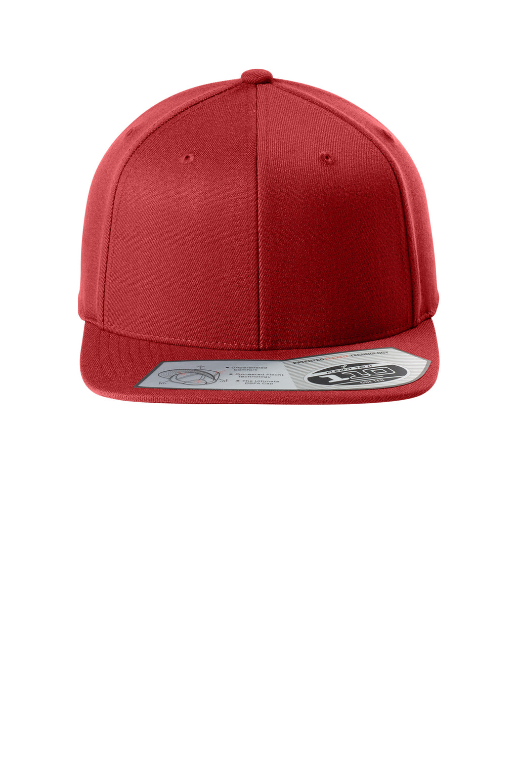 Flexfit 110 Snapback Cap — Red