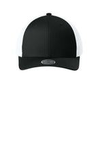 Sport-Tek Stretch-Tek Snapback Trucker — Blk/White