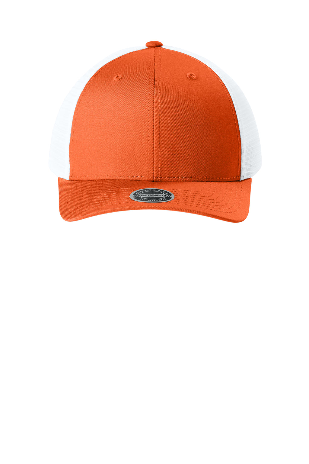 Sport-Tek Stretch-Tek Snapback Trucker — DpOr/White