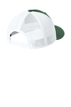 Sport-Tek Stretch-Tek Snapback Trucker — FrGn/White