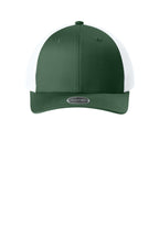 Sport-Tek Stretch-Tek Snapback Trucker — FrGn/White