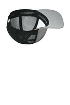 Sport-Tek Stretch-Tek Snapback Trucker — HtGrey/Blk