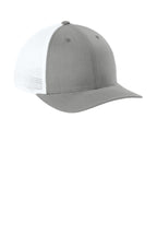 Sport-Tek Stretch-Tek Snapback Trucker — HtGy/White