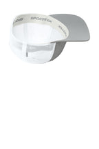 Sport-Tek Stretch-Tek Snapback Trucker — HtGy/White