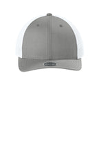 Sport-Tek Stretch-Tek Snapback Trucker — HtGy/White