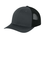 Sport-Tek Stretch-Tek Snapback Trucker — IrGy/Black