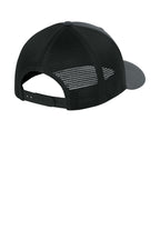 Sport-Tek Stretch-Tek Snapback Trucker — IrGy/Black