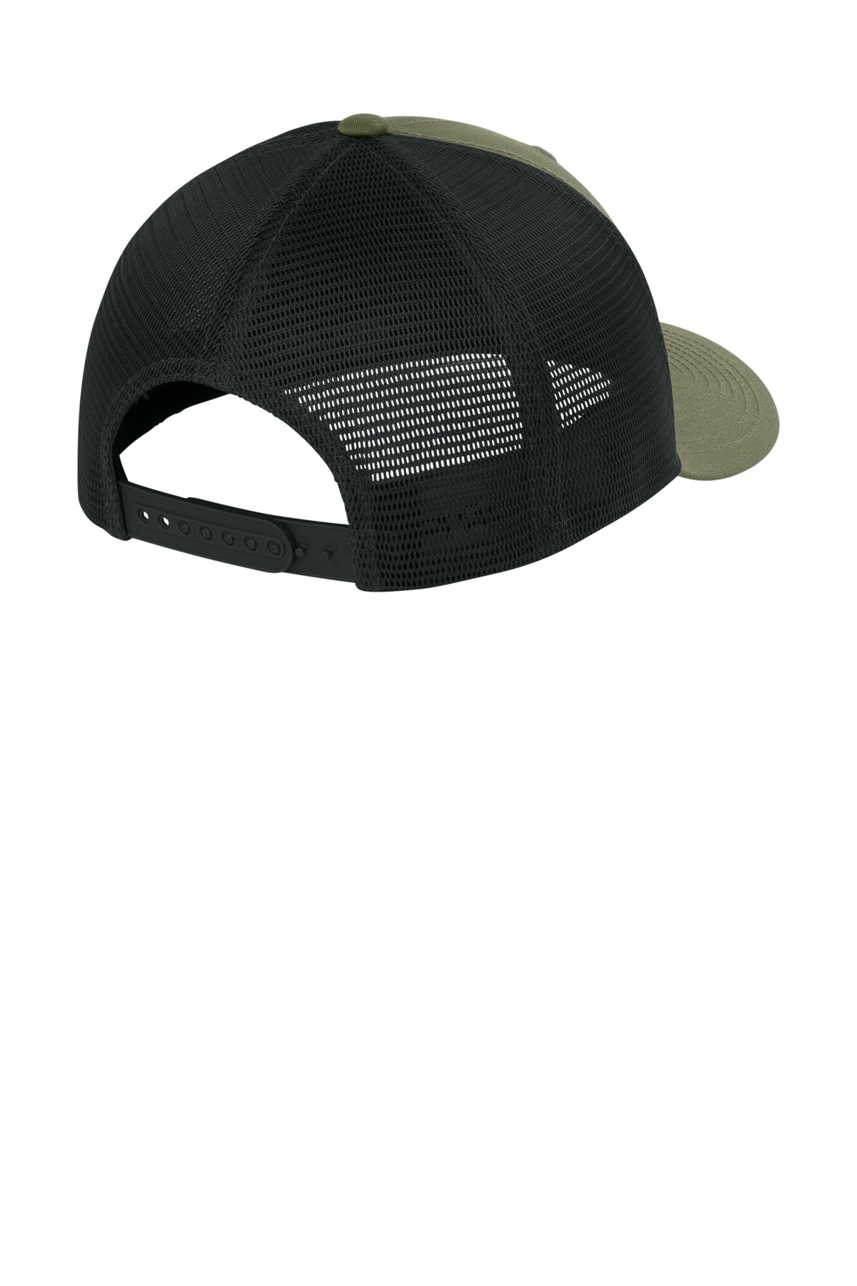 Sport-Tek Stretch-Tek Snapback Trucker — OvDrbGn/Bk