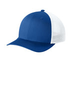 Sport-Tek Stretch-Tek Snapback Trucker — TRy/White