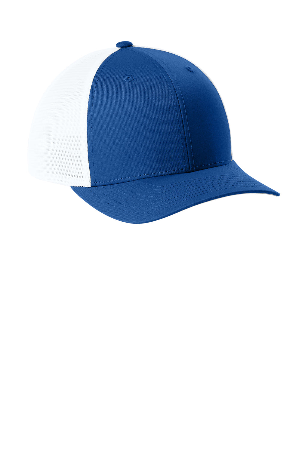 Sport-Tek Stretch-Tek Snapback Trucker — TRy/White