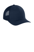 Sport-Tek Stretch-Tek Snapback Trucker — TrNv/TrNv