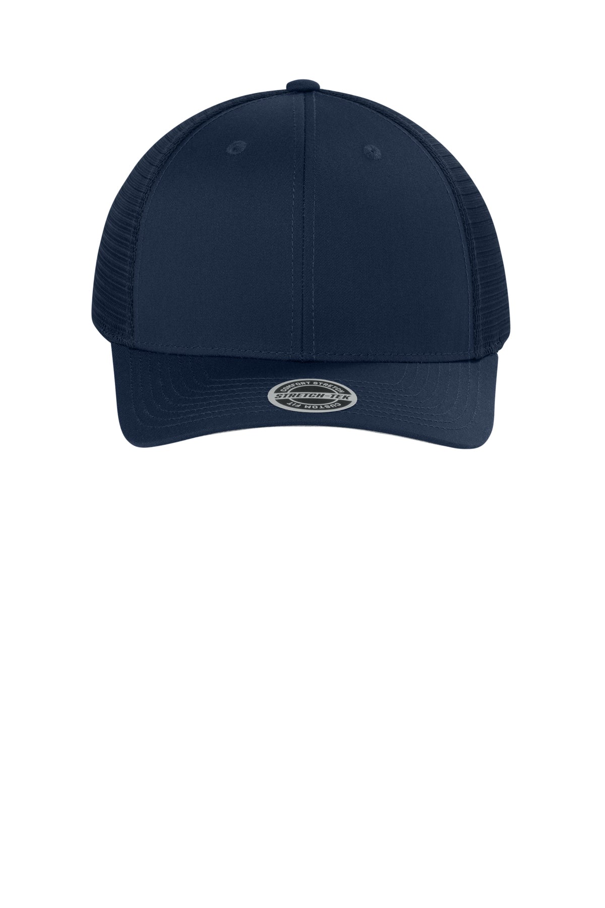 Sport-Tek Stretch-Tek Snapback Trucker — TrNv/TrNv
