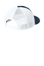 Sport-Tek Stretch-Tek Snapback Trucker — TrNv/White