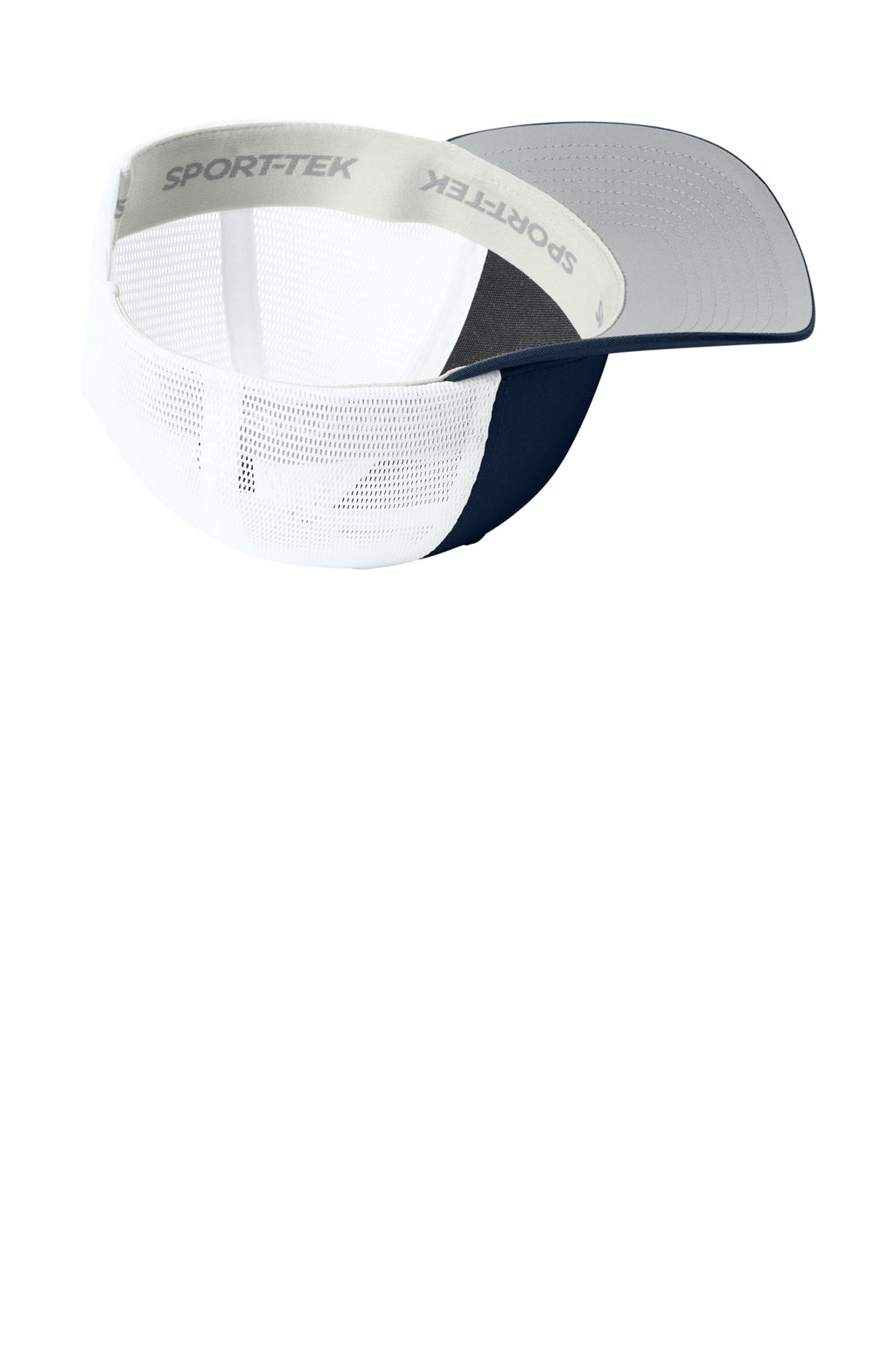 Sport-Tek Stretch-Tek Snapback Trucker — TrNv/White