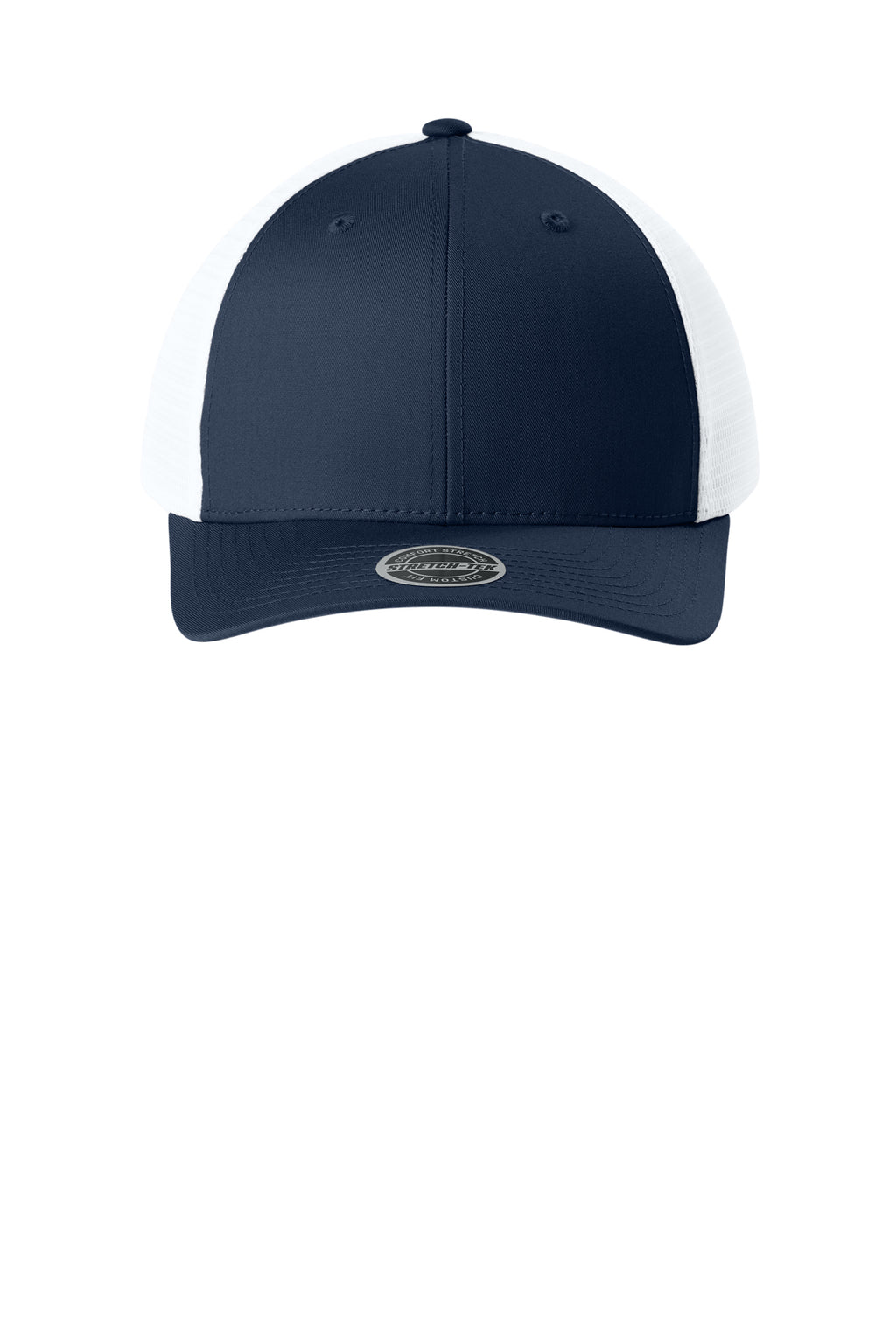 Sport-Tek Stretch-Tek Snapback Trucker — TrNv/White
