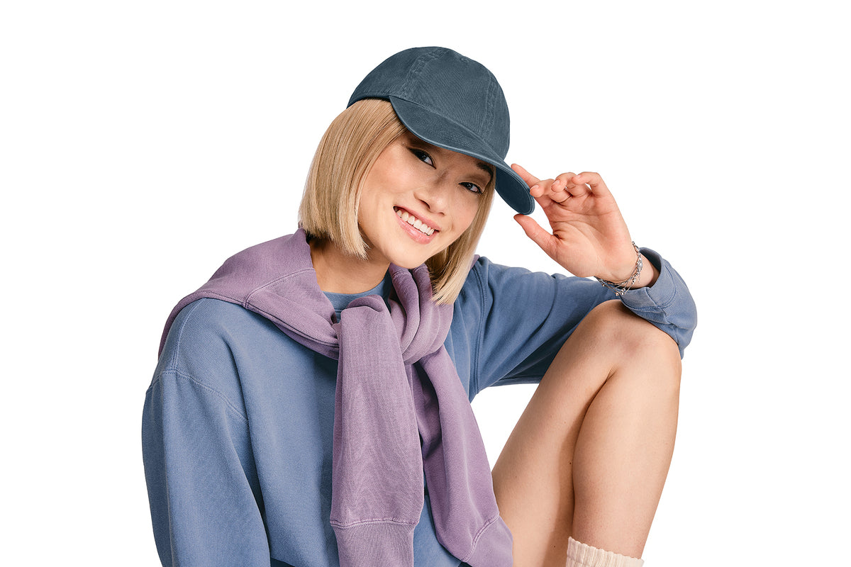 Comfort Colors Sunwashed Cap — Rose Quartz