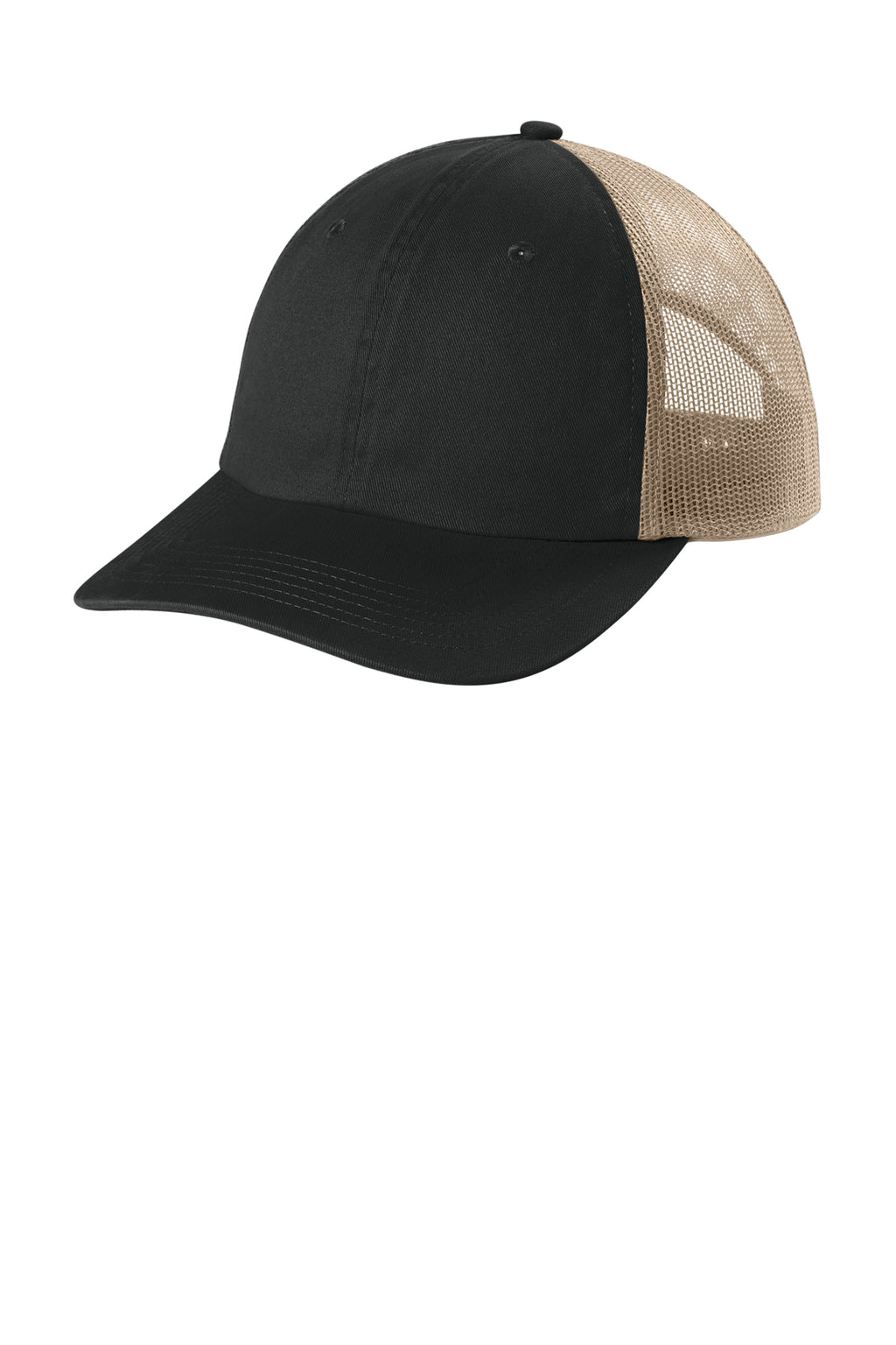 Comfort Colors Sunwashed Trucker Cap — Black