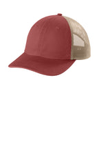 Comfort Colors Sunwashed Trucker Cap — Crimson