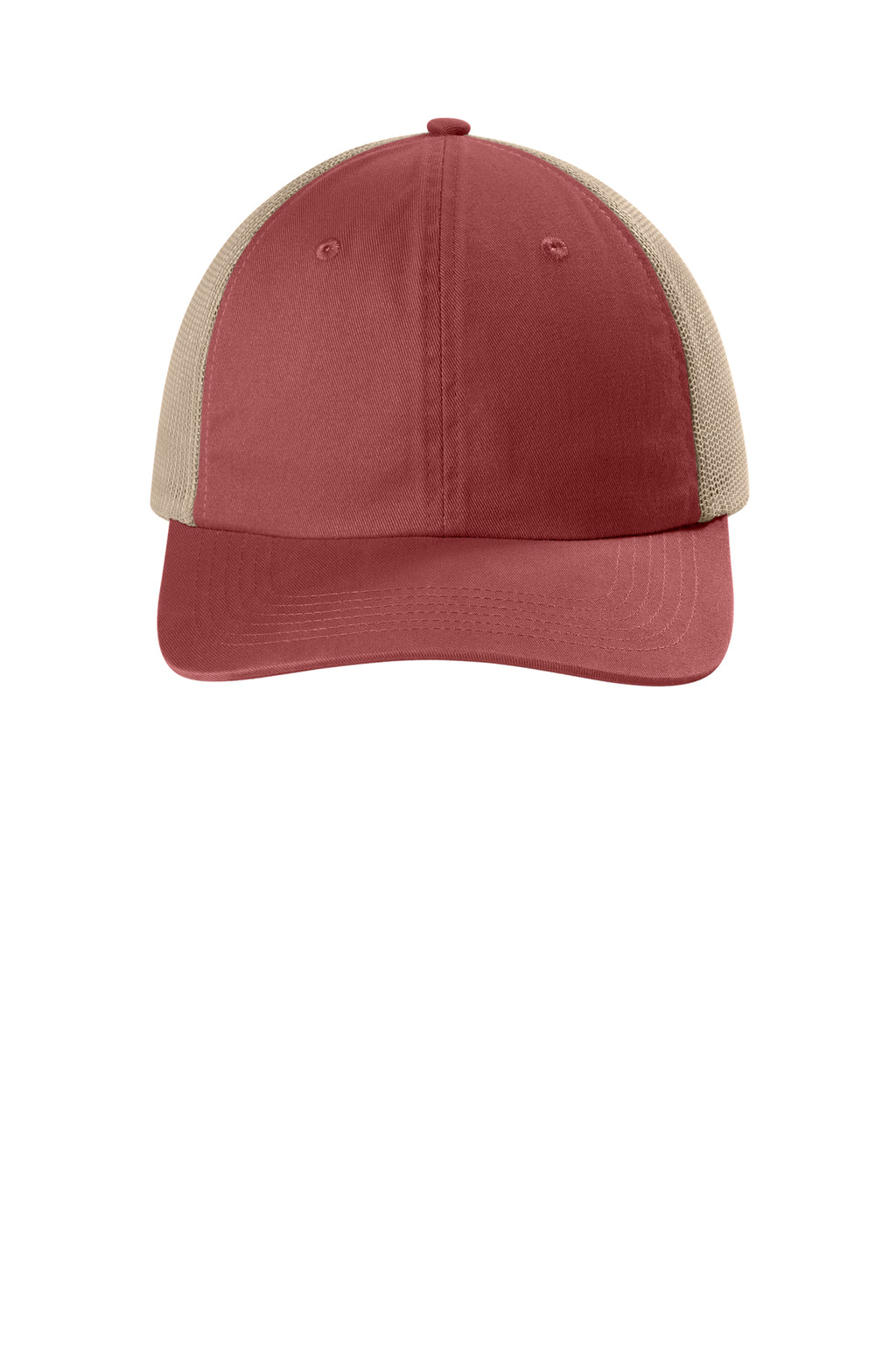 Comfort Colors Sunwashed Trucker Cap — Crimson
