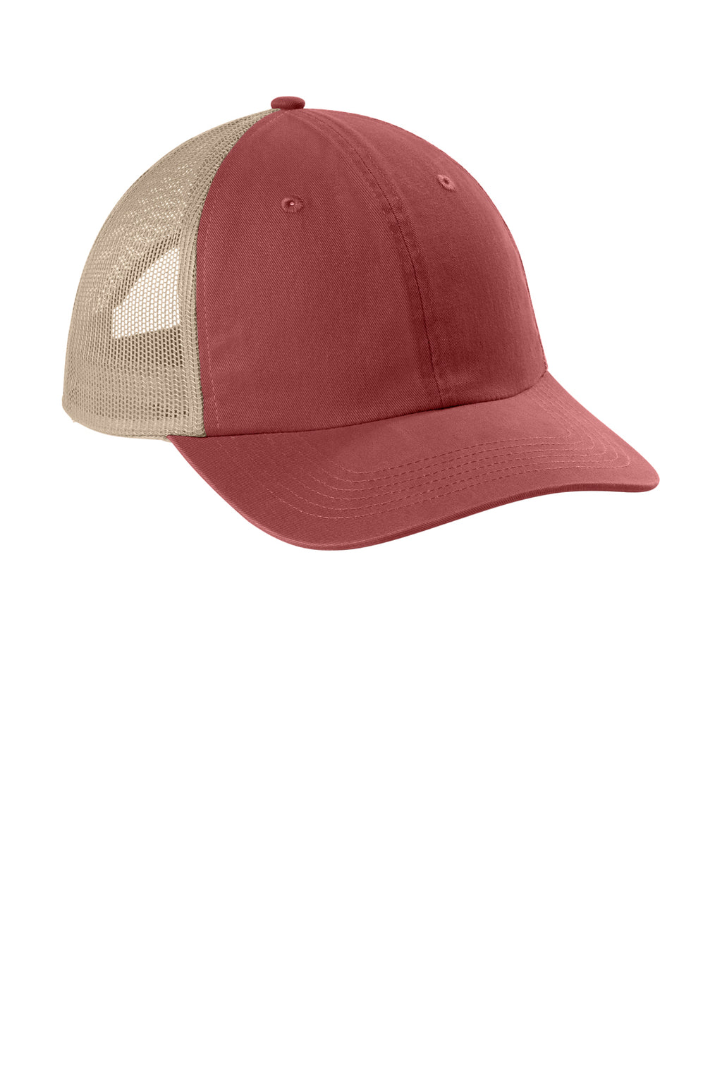 Comfort Colors Sunwashed Trucker Cap — Crimson