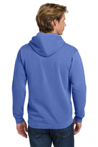 Comfort Colors Ring Spun Hooded Sweatshirt 1567 — Flo Blue