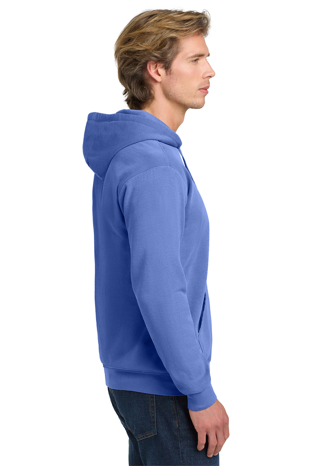 Comfort Colors Ring Spun Hooded Sweatshirt 1567 — Flo Blue