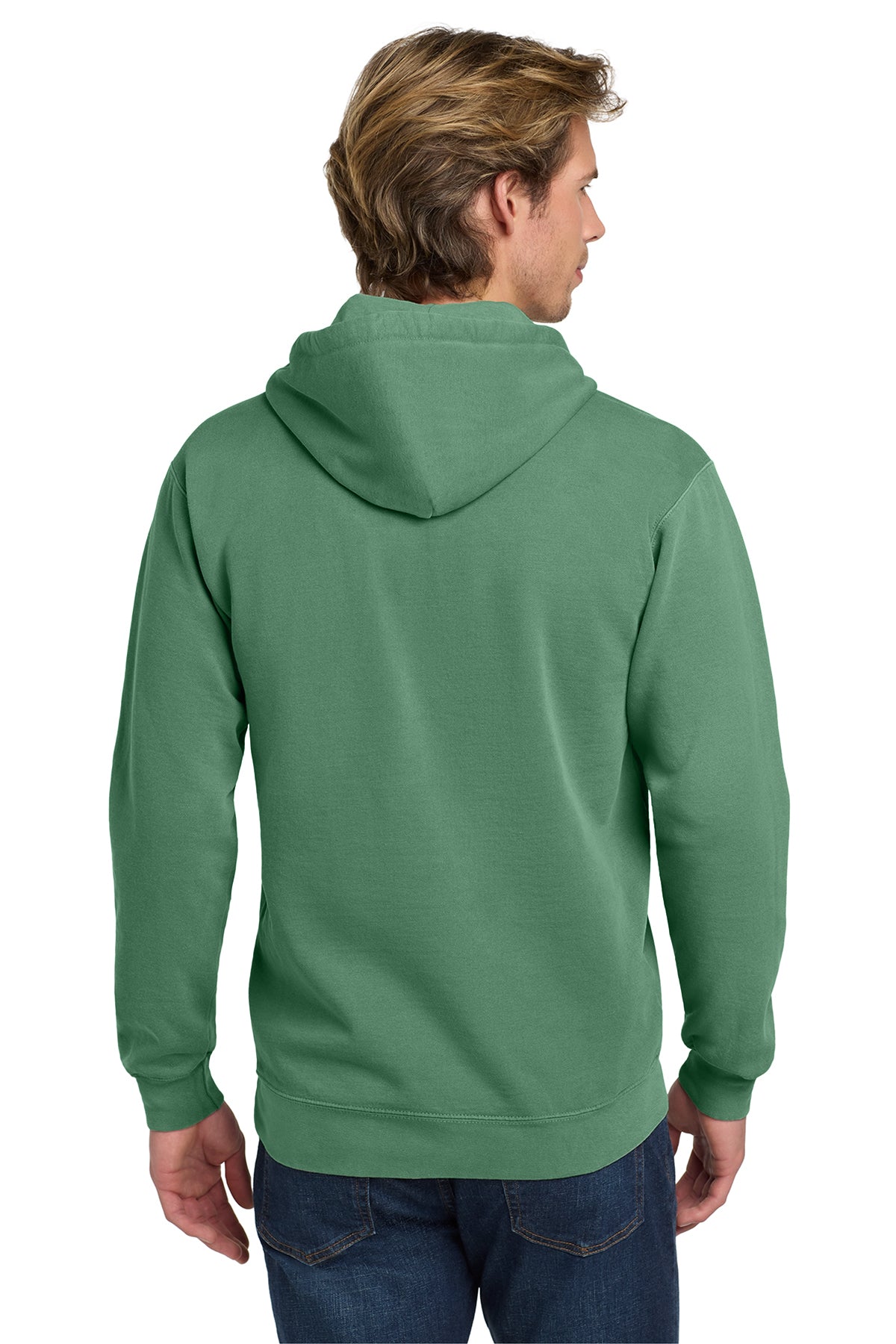 Comfort Colors Ring Spun Hooded Sweatshirt 1567 — Light Green