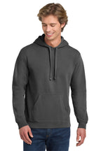 Comfort Colors 1567 ring spun hooded sweatshirt in Pepper
