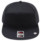 OTTO 172-1298 seven panel trucker in Black