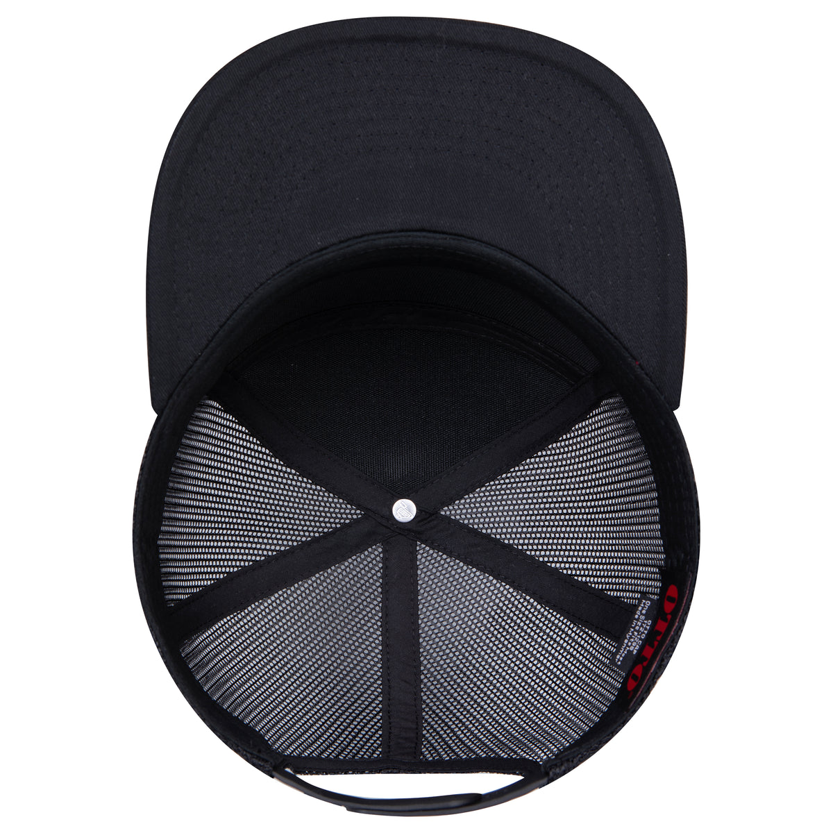 OTTO 172-1298 seven panel trucker in Black