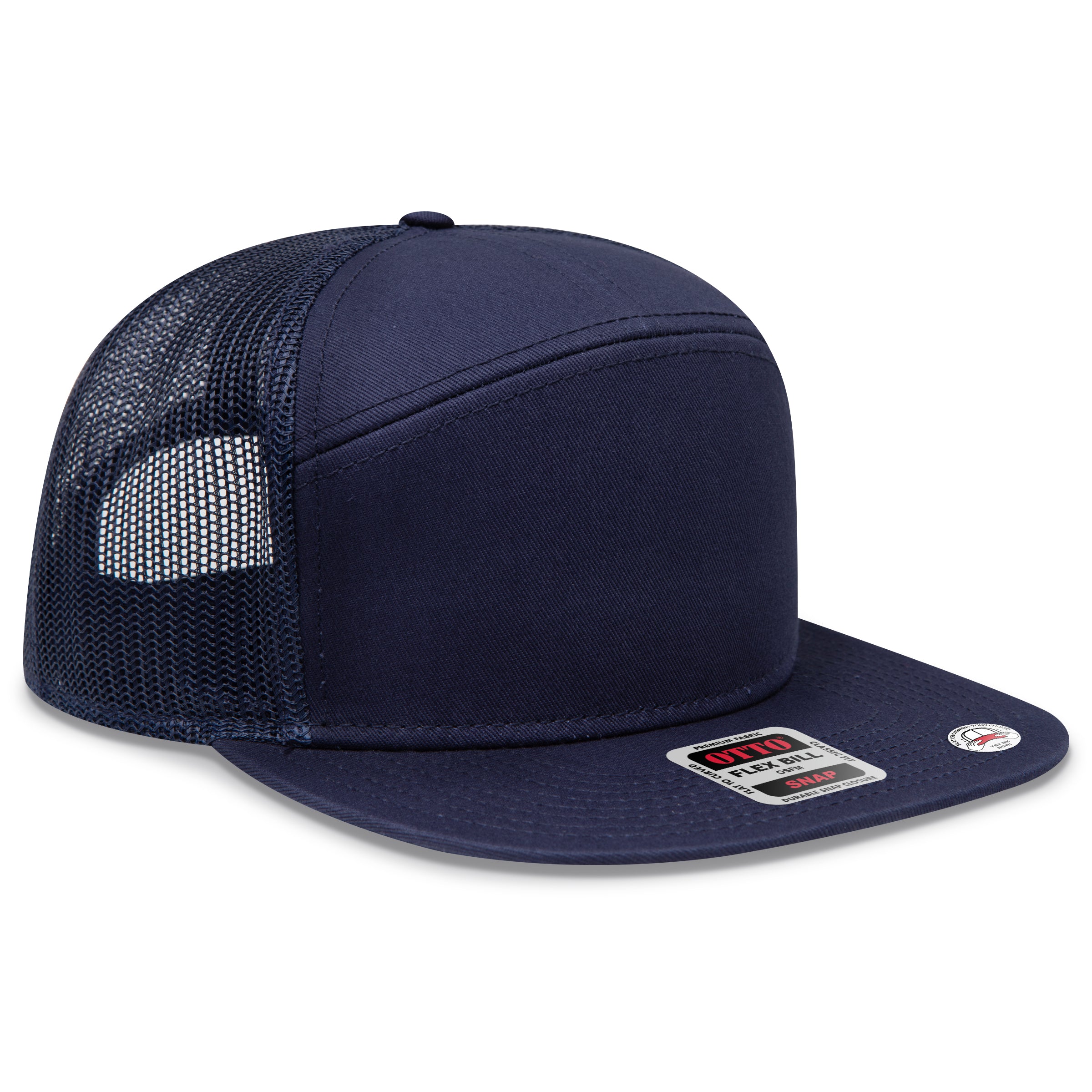 OTTO SNAP 7 Panel Pro Style Mesh Back Trucker Snapback 172-1298