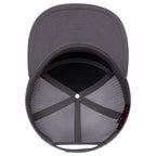 OTTO 172-1298 seven panel trucker in Charcoal Gray